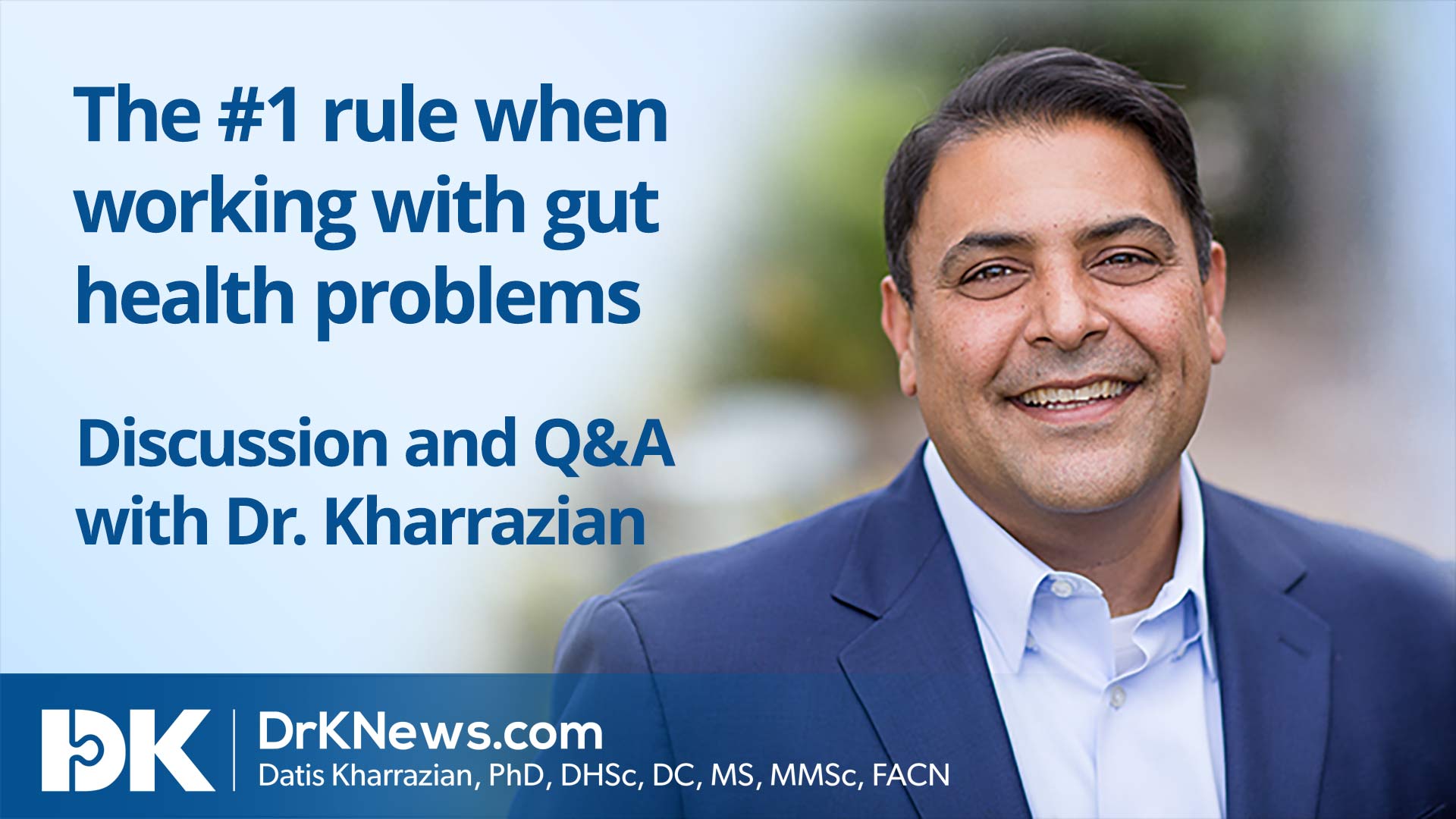 The #1 rule when working with gut health problems 1 Facebook Live Video on December 10, 2020