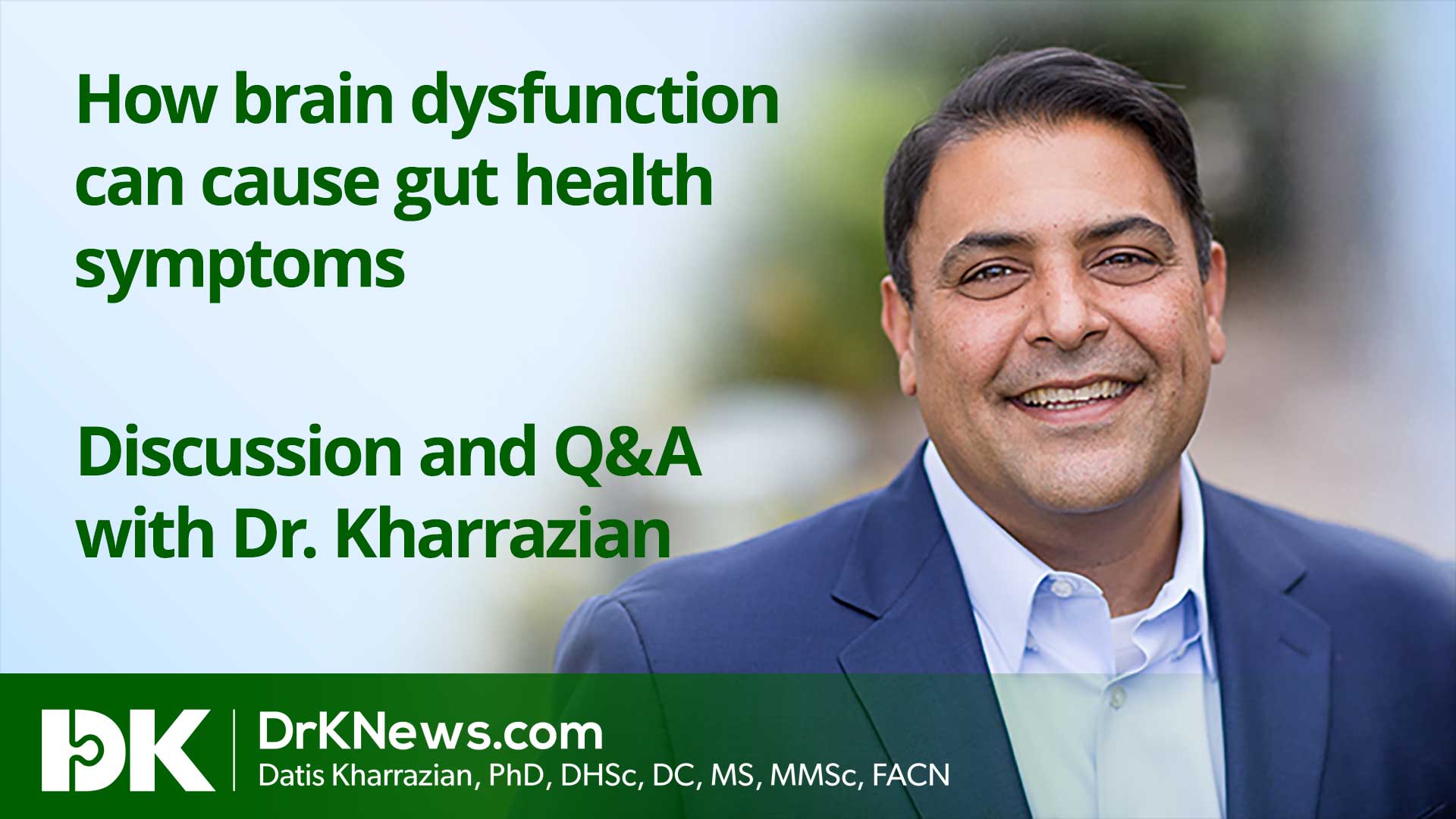 How brain dysfunction can cause gut health symptoms 1 Facebook Live on February 18, 2021